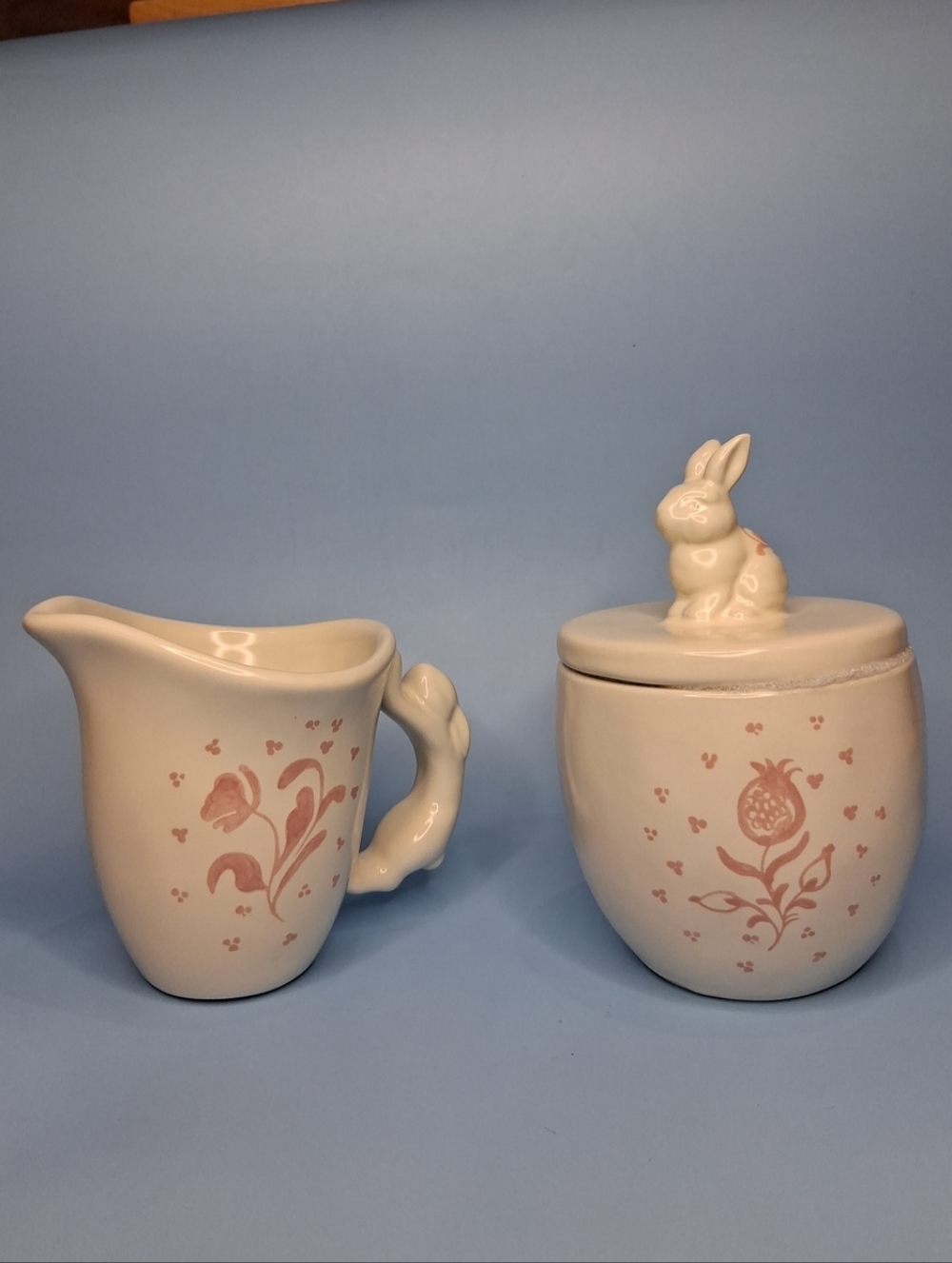 Threshold Spring 2026 Bunny Aralia Stonware creamer and sugar jar set by Target